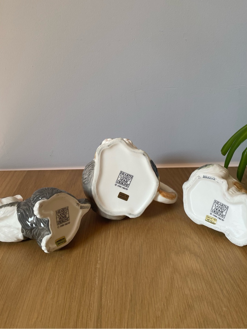 Vintage Hearth & Home Calico Cat Creamer Sugar Bowl Coffee Mug Set 1980s Mexico - Picture 14 of 16